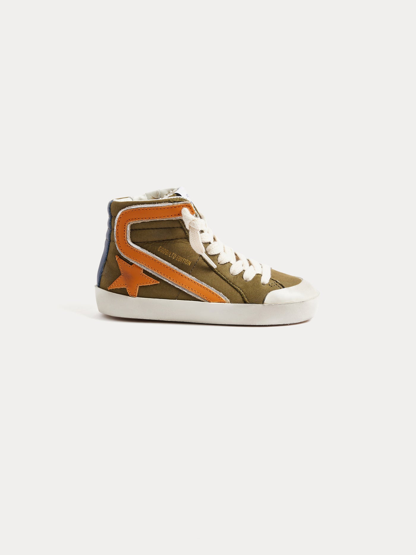 Bonpoint x Golden Goose High-Top-Khaki-Sneaker für Babys