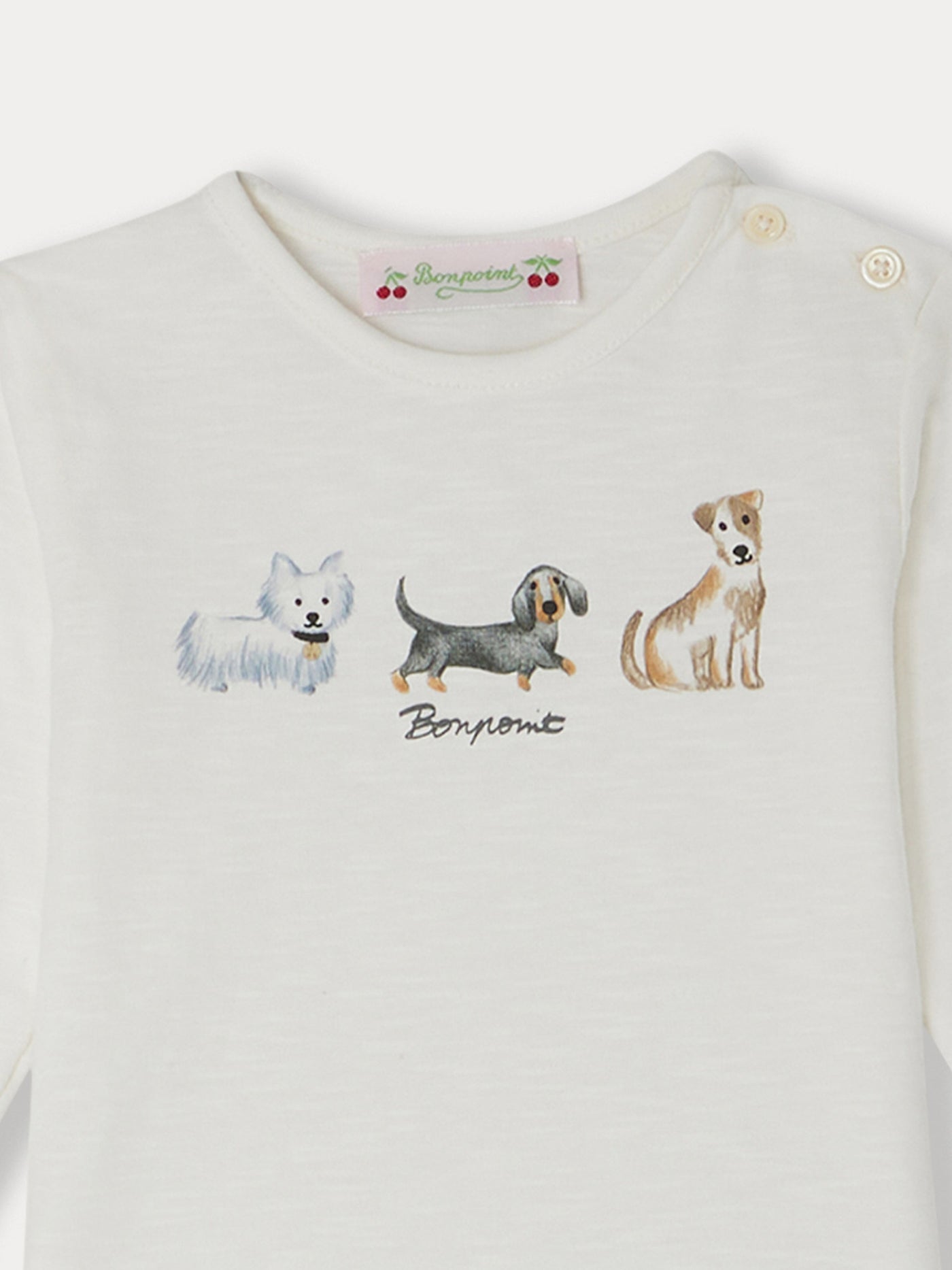 Tahsin babies' T-shirt with animal designs