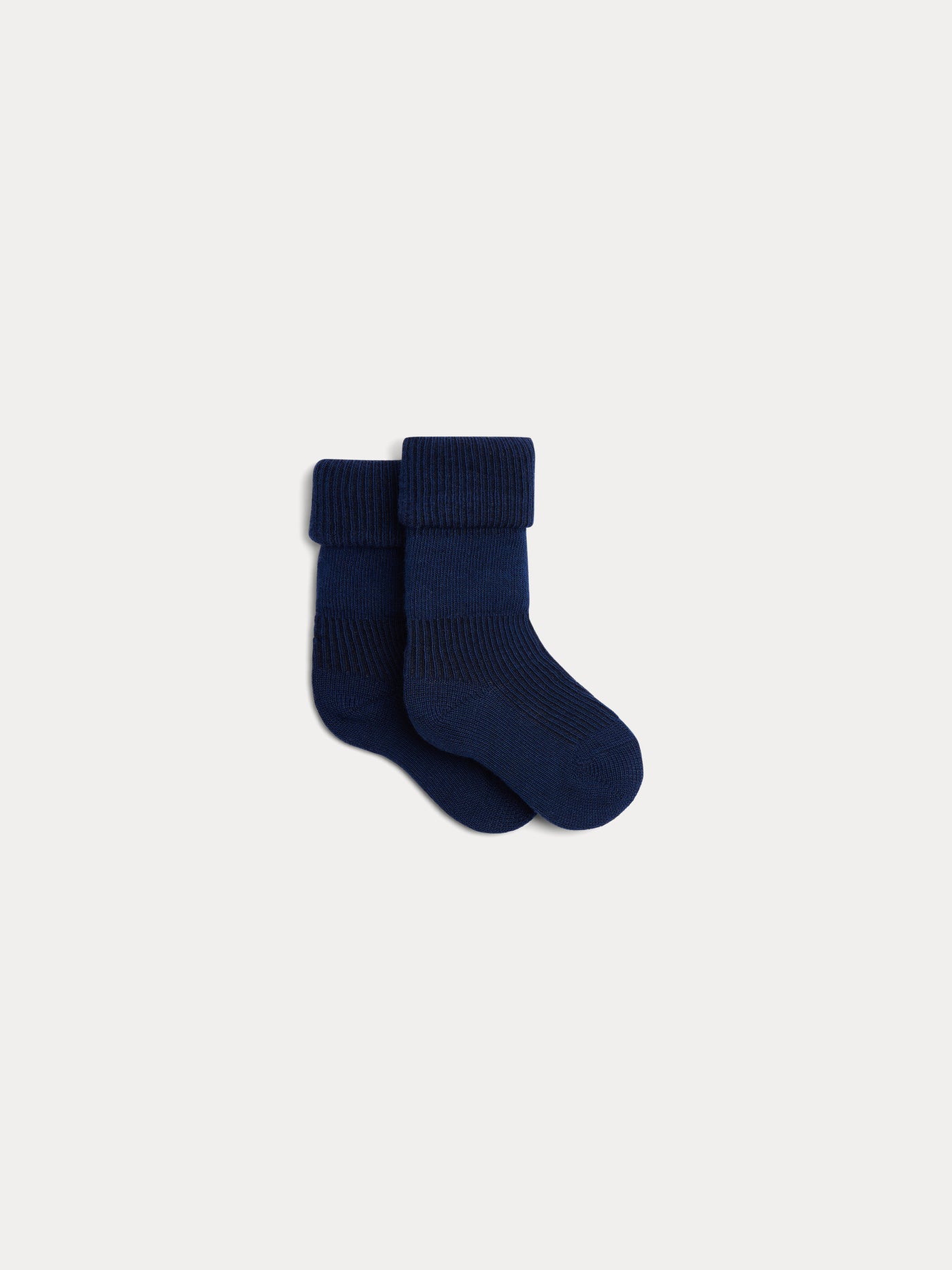 Gadilson marineblaue gerippte Socken