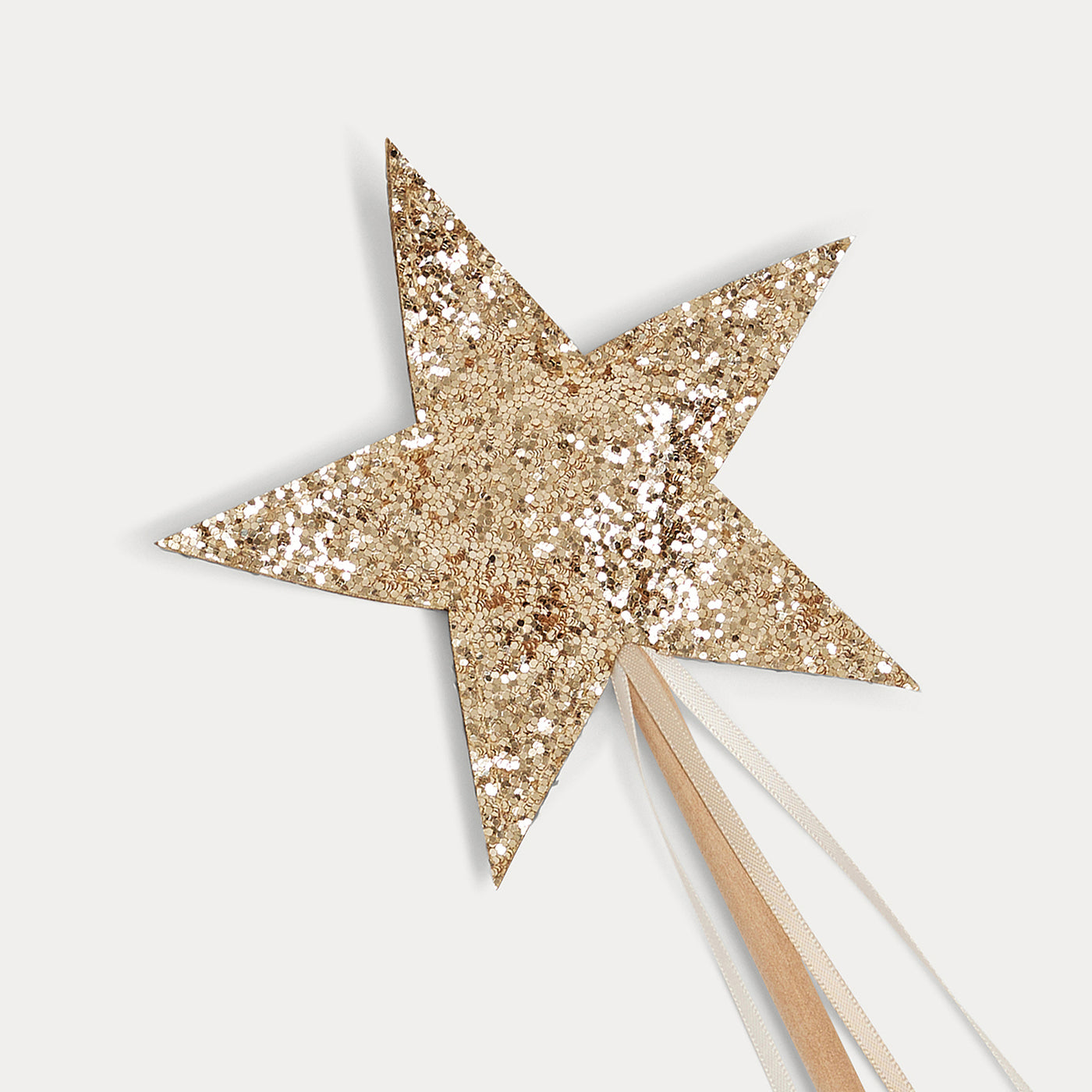 Sequined Star Wand for Girls gold