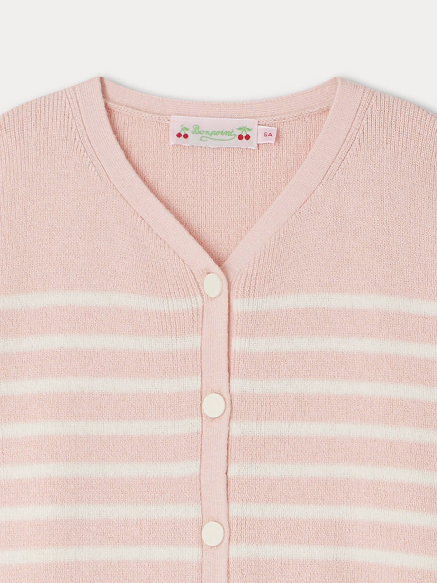 Demy Cardigan rosa gestreift