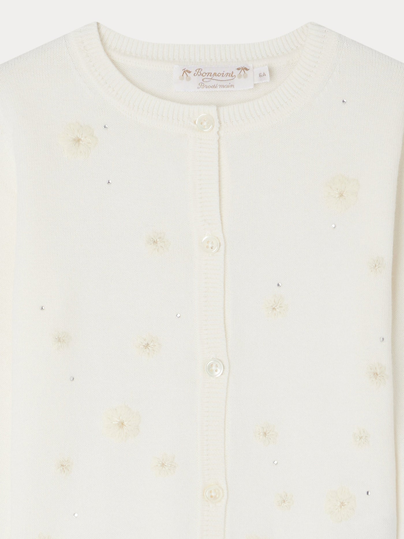 Francille Cardigan white milk