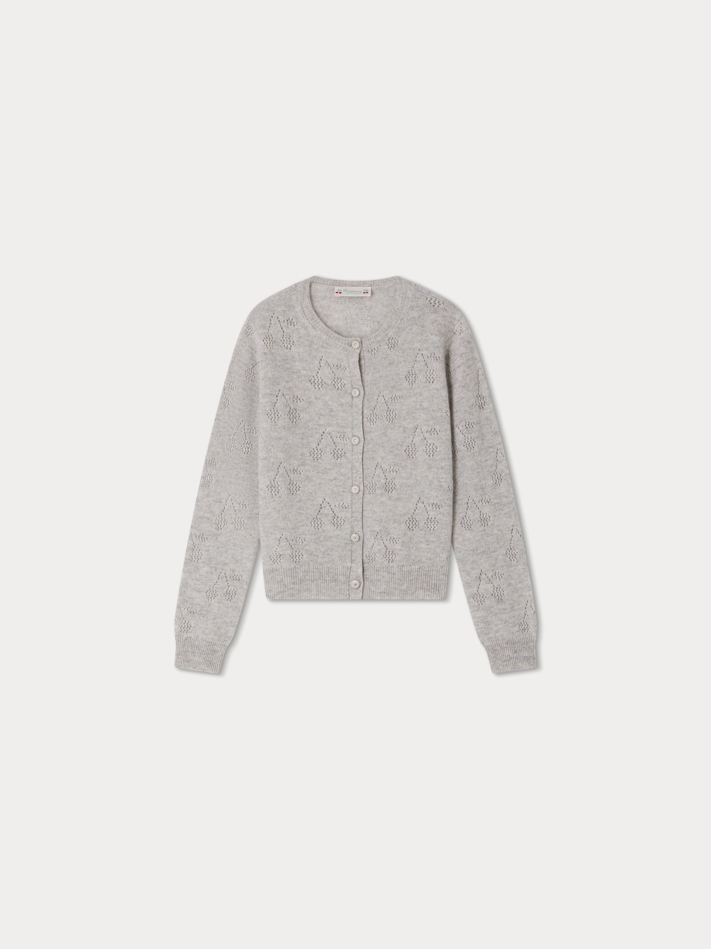 Thindra Cardigan grau meliert