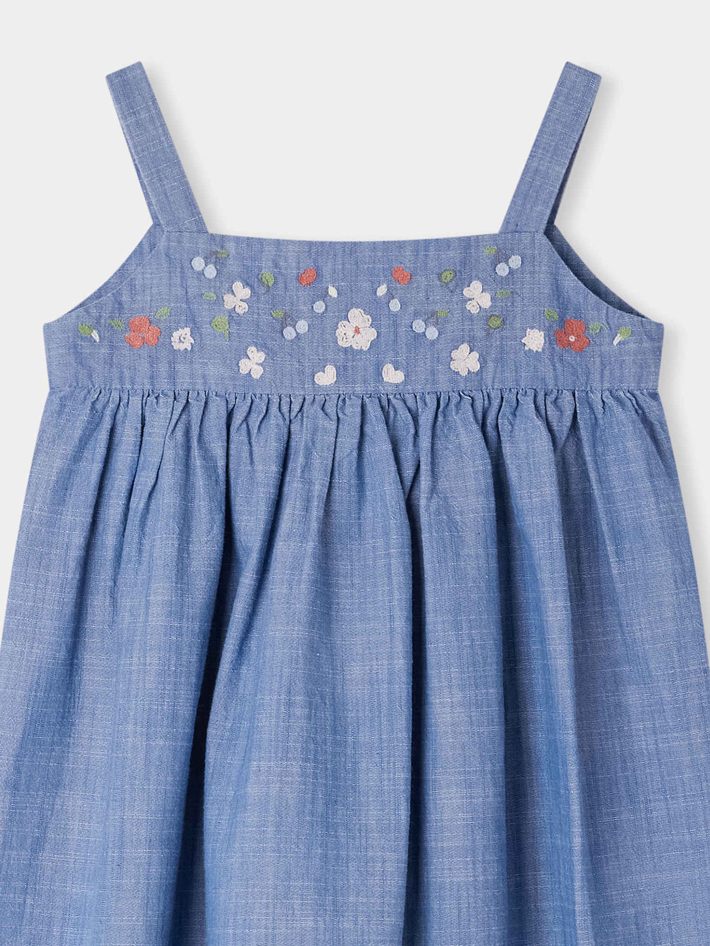 Fedora-Kleid blau
