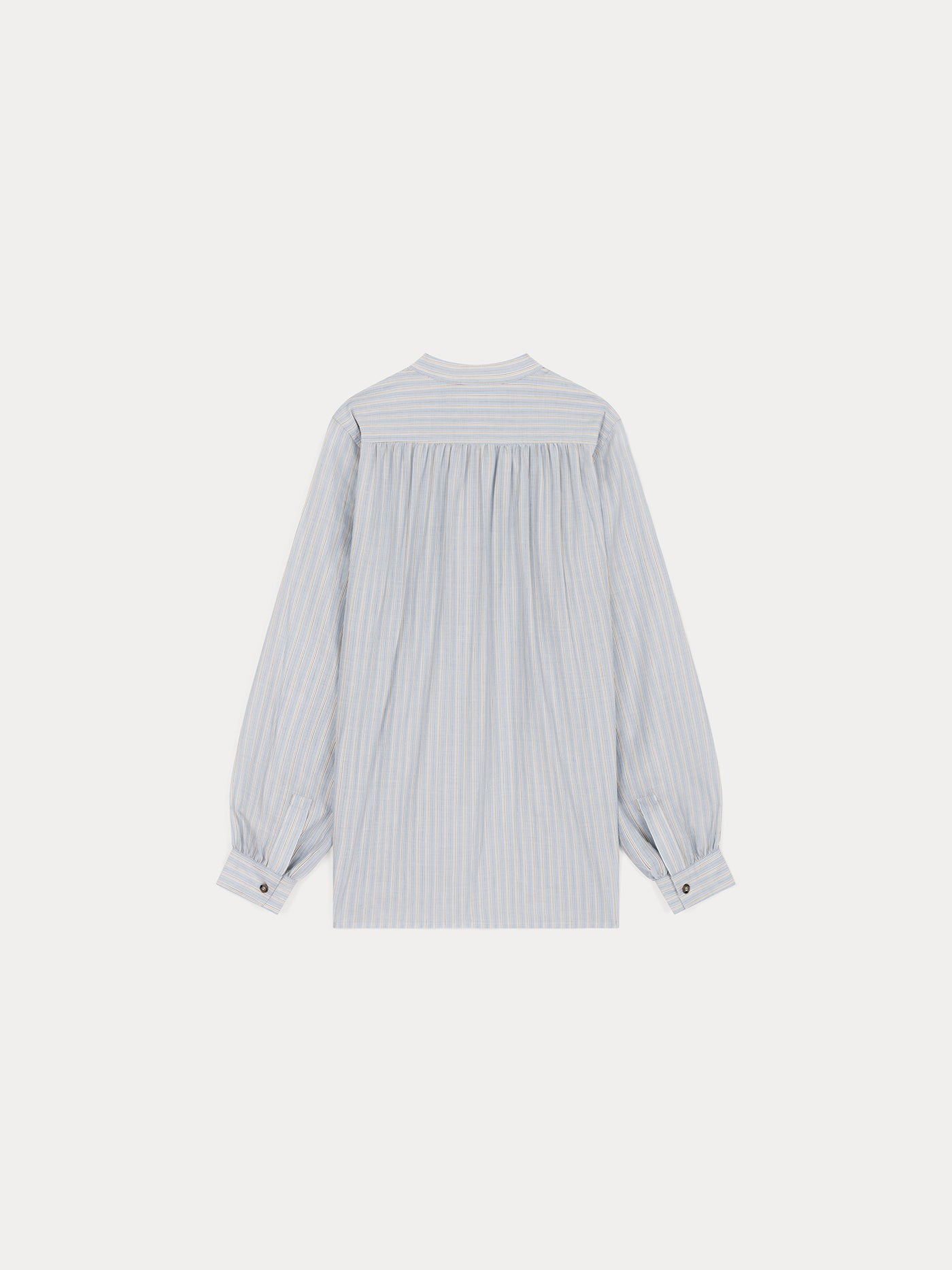 Sky blue striped shirt in cotton