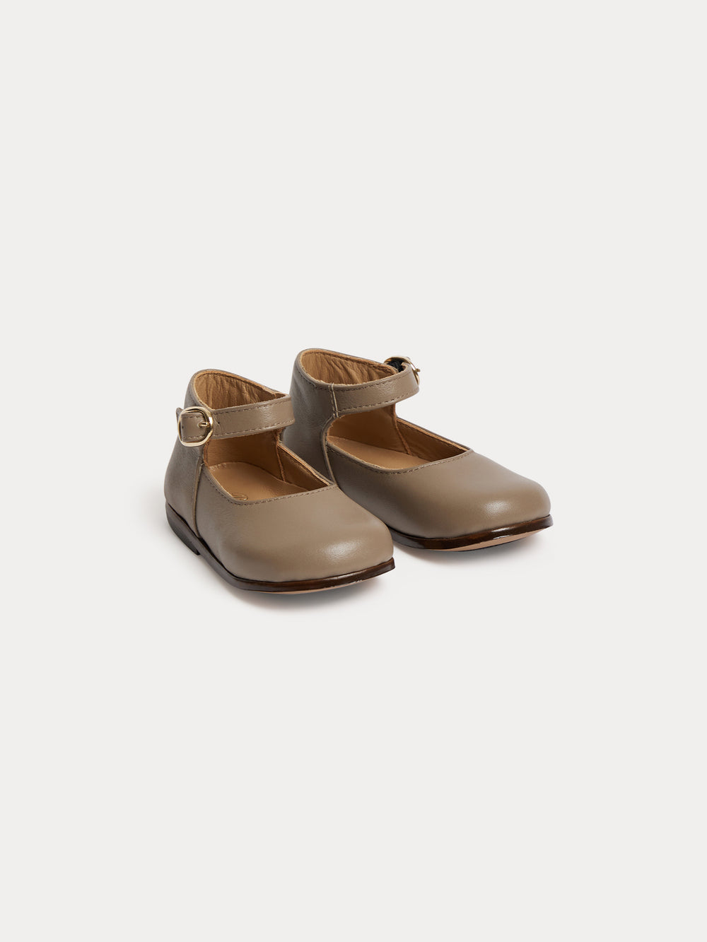 First Steps Bijou Shoes taupe