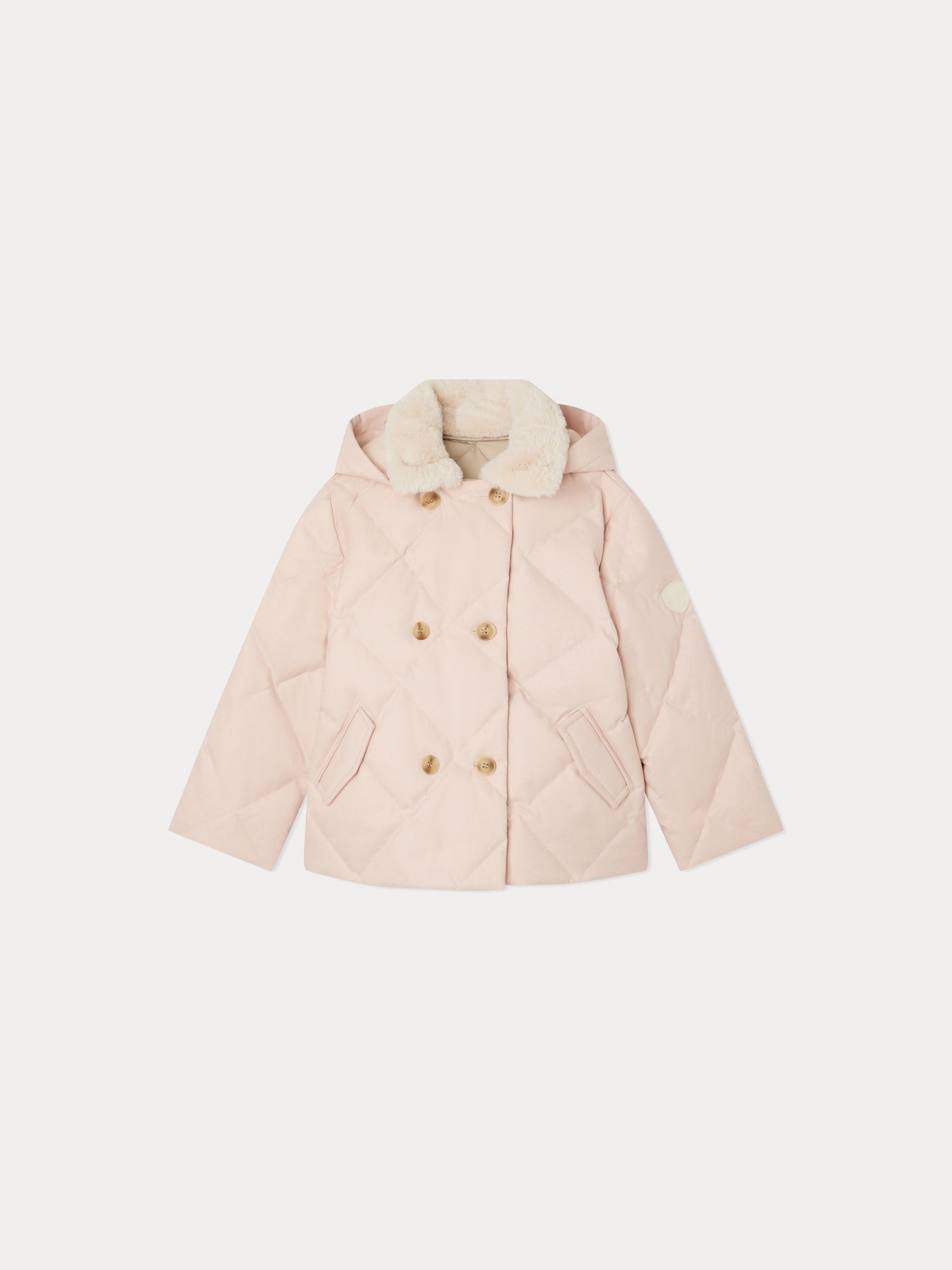 Baby pink bubble on sale coat