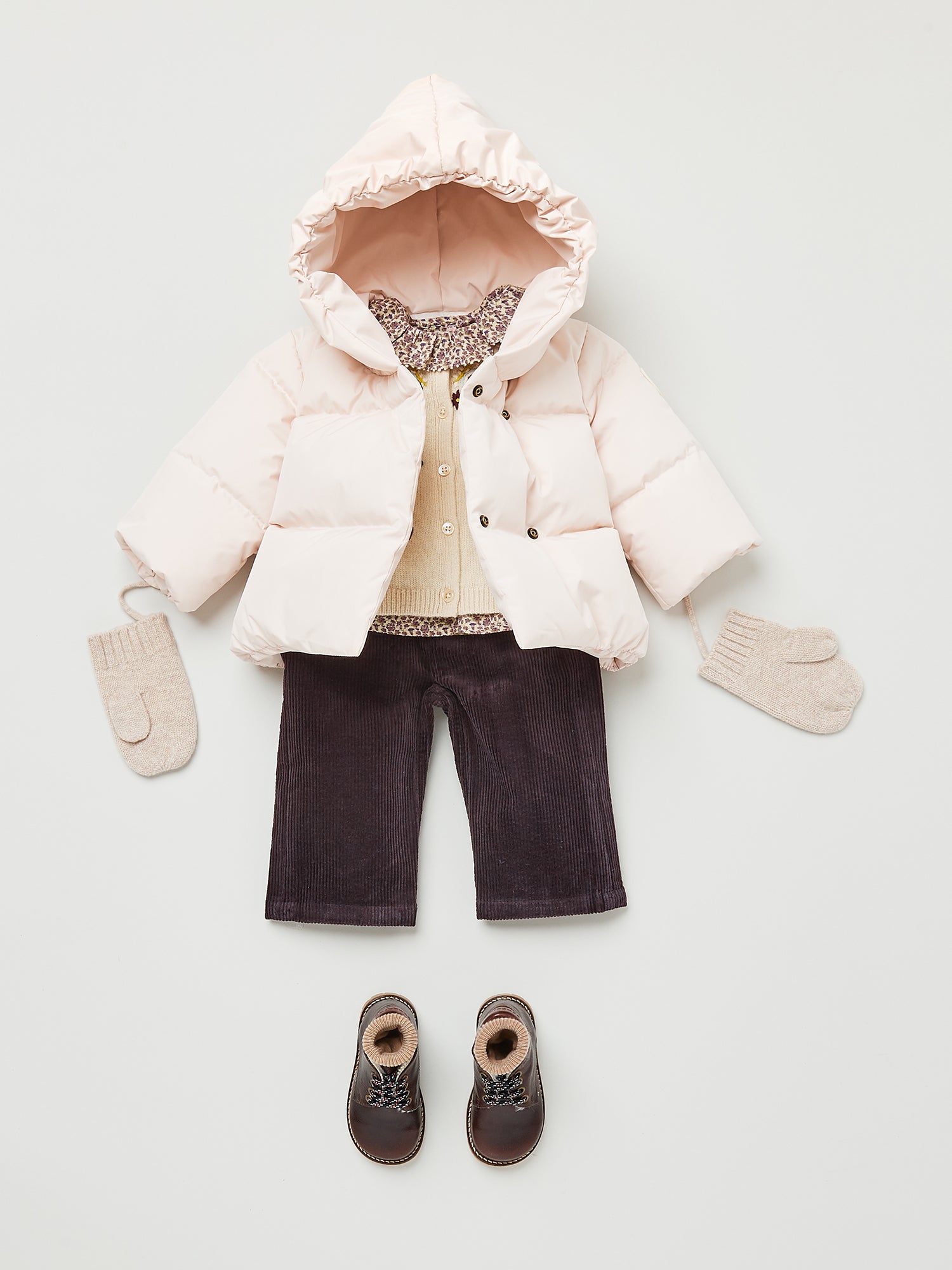 Brandy Down Jacket powdered rose • Bonpoint